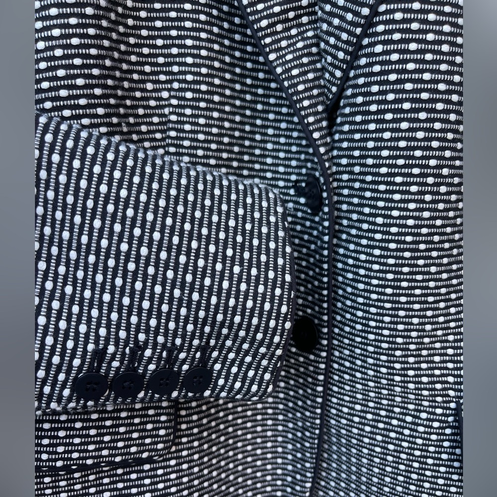 🖤NWOT Talbots size 12 black/white blazer. Stunning jacket. A closet staple! - Picture 5 of 11